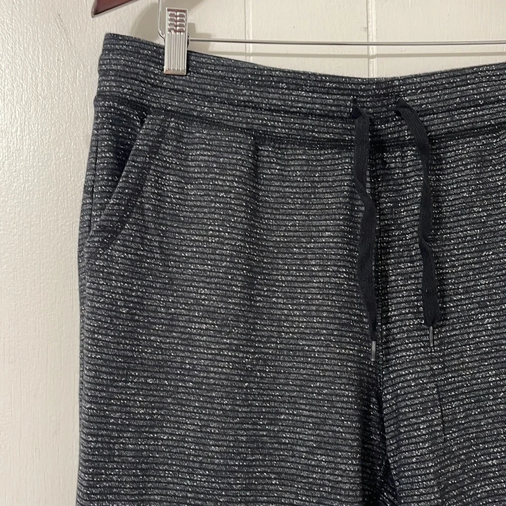 CHAMPION Elite Gray Black Stripe Jogger Sweatpants - Size L - Picture 5 of 14